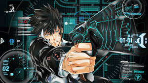 Anime Gaming Futuristic Shooting Skill Shinya Kogami Wallpaper