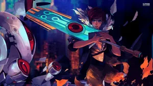 Anime Gaming Transistor Video Game Wallpaper