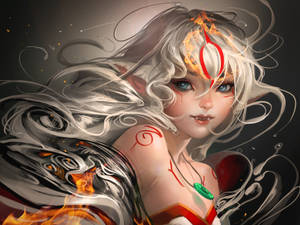 Anime Girl Amaterasu Okami Wallpaper