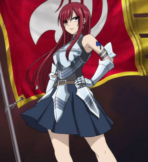 Anime Girl Erza Scarlet Wallpaper