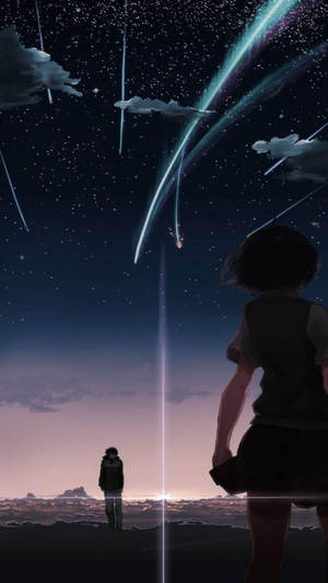 Anime Girl Sad Alone Mitsuha And Taki Wallpaper