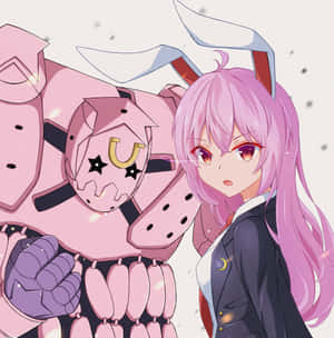 Anime Girland Mecha Pal Wallpaper