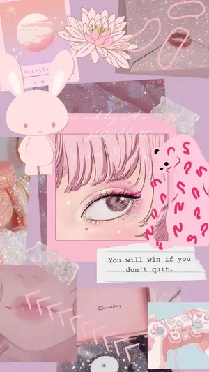 Anime Inspired Collage Aesthetici Phone Wallpaper Wallpaper
