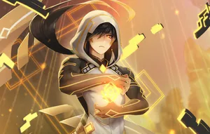 Anime-inspired Fanart With Surreal Imagery Wallpaper