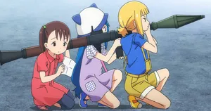 Anime Kids With Rocket Launcher Wallpaper