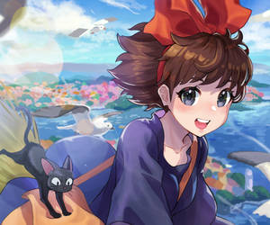 Anime Kiki From Kikis Delivery Service Wallpaper