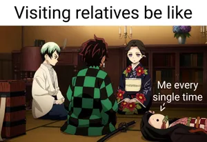 Anime Meme For Relatives Wallpaper
