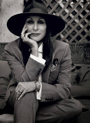 Anjelica Huston Interview Magazine Photoshoot Wallpaper