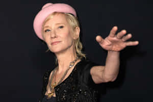 Anne Heche Pink Hat Wallpaper