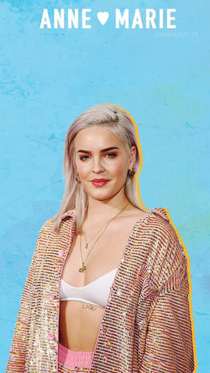 Anne-marie Light Blue Poster Wallpaper