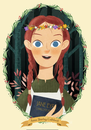 Anne With An E Portrait Art Wallpaper