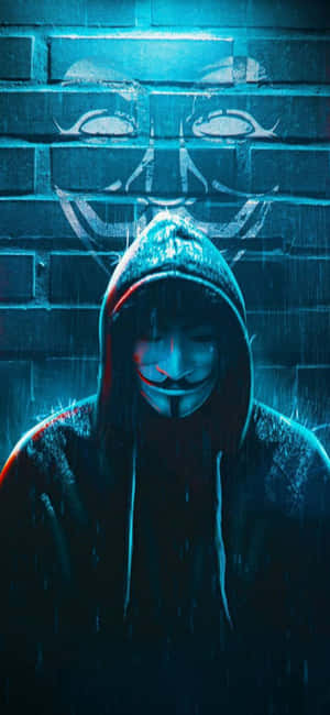 Anonymous Iphone: Your All-in-one Device Wallpaper