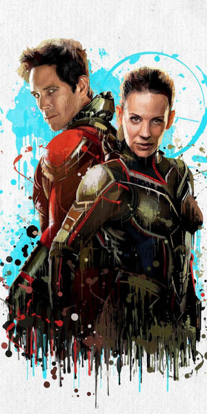 Ant Man Superhero Scott And Hope Wallpaper