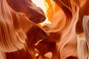 Antelope Canyon Warm Colors Wallpaper