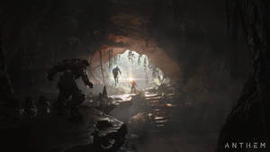 Anthem Game 4k Javelins In A Cave Wallpaper