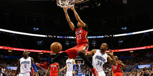 Anthony Davis Slam Dunk Wallpaper