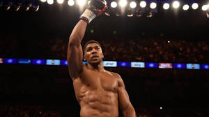 Anthony Joshua Bright Venue Lights Wallpaper