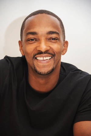 Anthony Mackie Smile Wallpaper