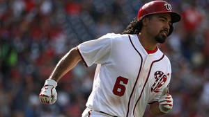 Anthony Rendon Jogging During Game Wallpaper