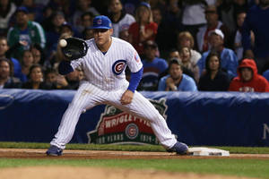 Anthony Rizzo Catch The Ball Wallpaper