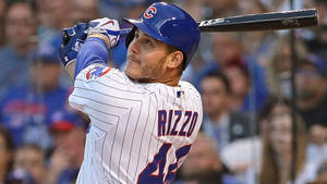 Anthony Rizzo Staring Bat Wallpaper