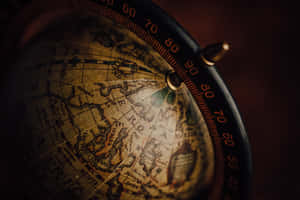 Antique Globe Map Wallpaper