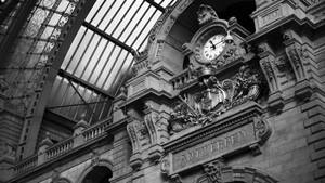 Antwerp Station Black Aesthetic Tumblr Laptop Wallpaper