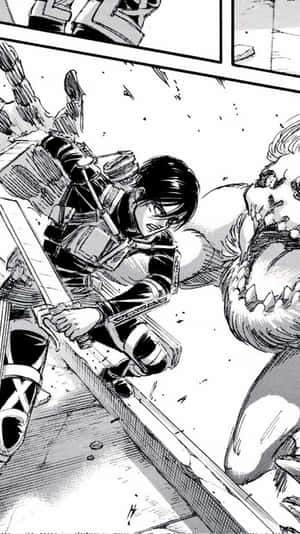 Aot Manga Mikasa Ackerman Wallpaper