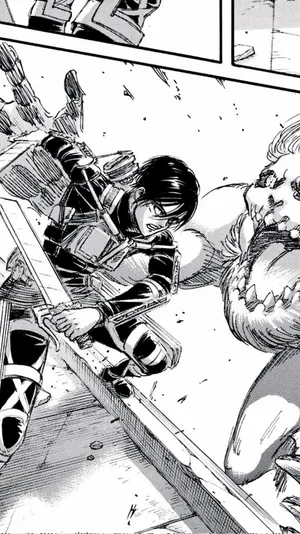 Aot Manga Mikasa Ackerman Wallpaper