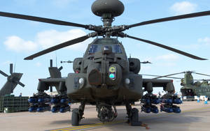 Apache Military Helicopter Fully Loaded Wallpaper