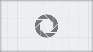 Aperture Science Logo Portal 4k Wallpaper