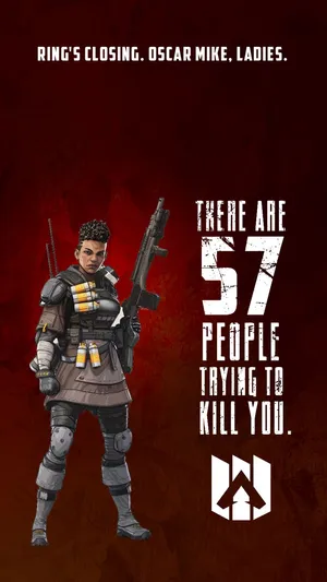 Apex Legends Iphone Bangalore Poster Wallpaper