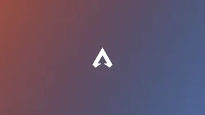 Apex Legends Logo On Cyan Background Wallpaper