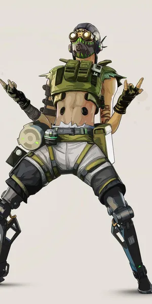 Apex Legends Octane White Background Wallpaper