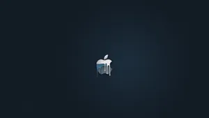 Apple 4k Ultra Hd Logo Drip Wallpaper
