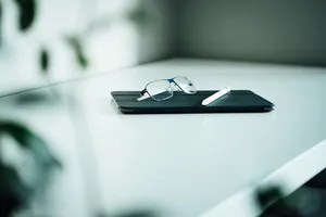 Apple Ipad Pro With Black Case Wallpaper