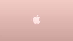 Apple Logo For Rose Gold Laptop Wallpaper