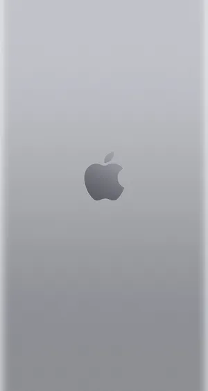 Apple Logo Illuminated Against The Iphone X Wallpaper