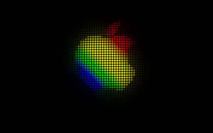 Apple Logo Pixels Wallpaper
