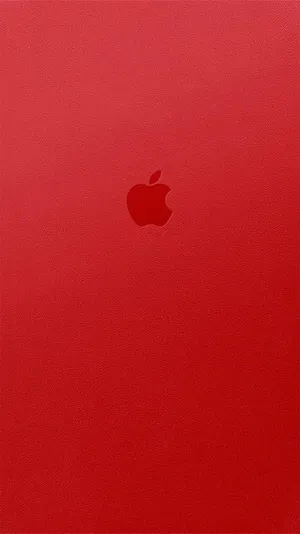 Apple Logo Red Iphone Wallpaper