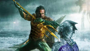 Aquaman Vs King Orm Movie Wallpaper