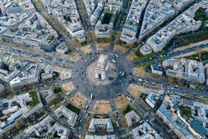 Arc De Triomphe Place Charles Wallpaper