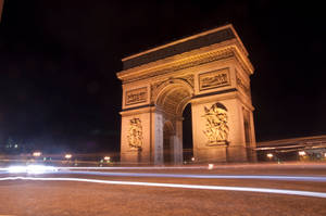 Arc De Triomphe Road Wallpaper