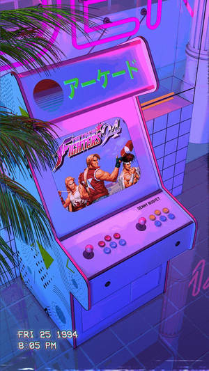 Arcade Aesthetic Art Wallpaper