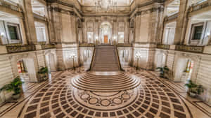 Arch In San Francisco City Hall Wallpaper