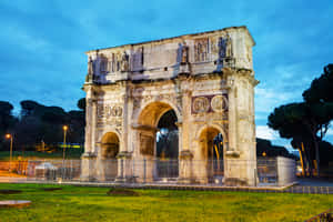 Arch Of Constantine In The Evening Wallpaper