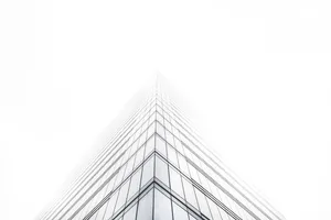 Architectural Brilliance On A White Abstract Background Wallpaper