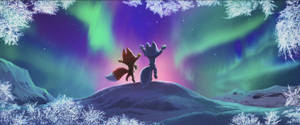 Arctic Justice Northern Lights Wallpaper