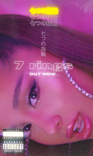 Ariana Grande 7 Rings Graphic Art Wallpaper