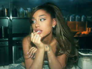 Ariana Grande Positions Music Video Scene Wallpaper